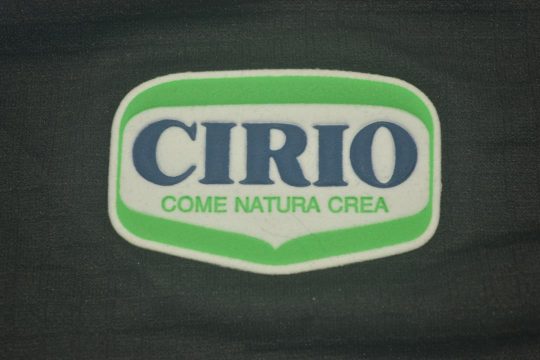 Shirt Cirio Emblem, Lazio 1998-2000 Third Black Short-Sleeve Kit