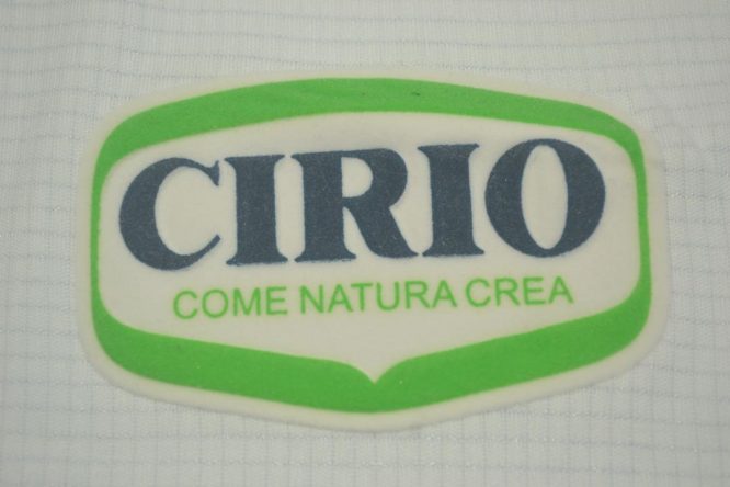Shirt Cirio Emblem Closeup, Lazio 1999-2000 Away Centenary Long-Sleeve Kit