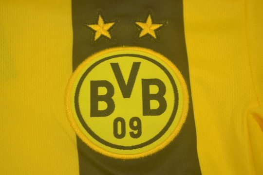 Shirt Emblem, Borussia Dortmund 2012-2013 Home Cups UCL Short-Sleeve Kit