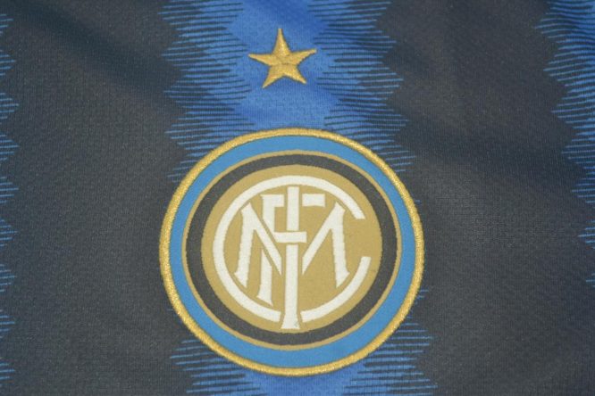 Shirt Inter Logo, Inter Milan 2010-2011 Home Short-Sleeve
