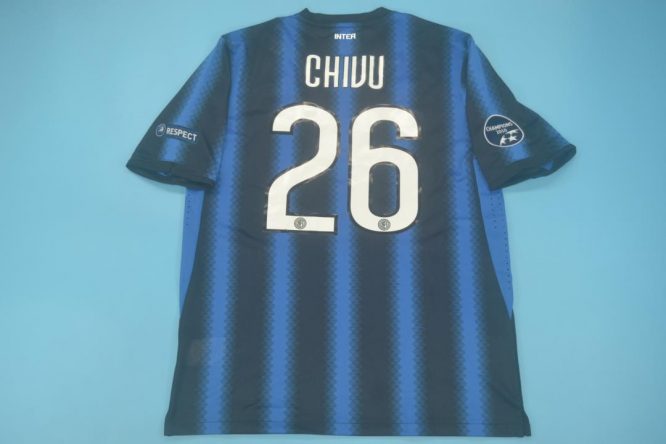Chivu Nameset, Inter Milan 2010-2011 Home Short-Sleeve