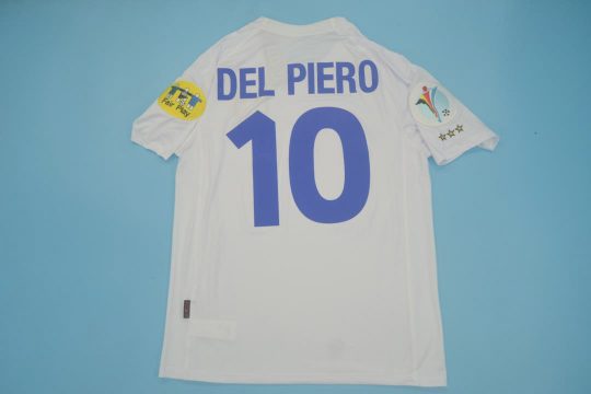 Del Piero Nameset, Italy 2000-2003 Away Short-Sleeve Jersey