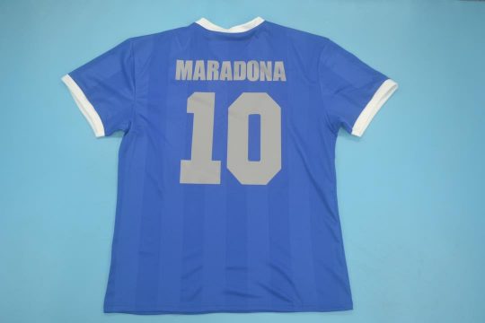 Maradona Nameset, Argentina 1986 Away Short-Sleeve Kit
