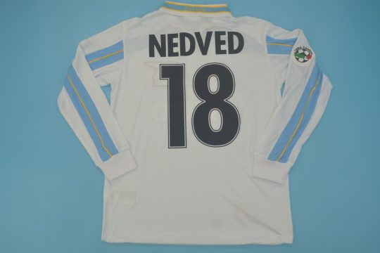 Nedved Nameset, Lazio 1999-2000 Away Centenary Long-Sleeve Kit