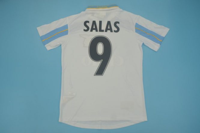 Salas Nameset, Lazio 1999-2000 Away Centenary Short-Sleeve Kit