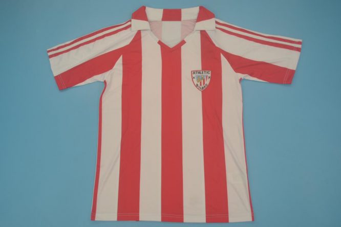 Shirt Front, Athletic Bilbao 1983-1984 Home Short-Sleeve
