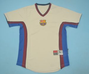 Shirt Front, Barcelona 1999-2000 Away Grey Short-Sleeve