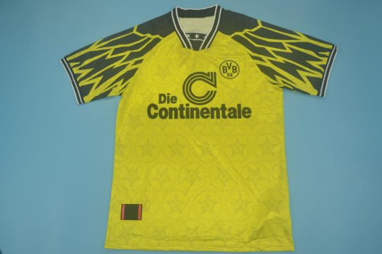 Shirt Front, Borussia Dortmund 1994-1995 Home Short-Sleeve Kit