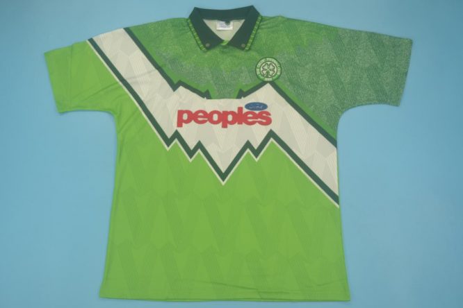 Shirt Front, Celtic 1991-1992 Away Short-Sleeve Jersey