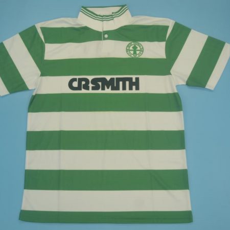 Shirt Front, Celtic Glasgow 1987-1989 Home Short-Sleeve Kit