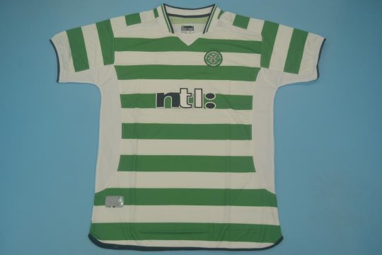 Shirt Front, Celtic Glasgow 2001-2003 Home Short-Sleeve Kit
