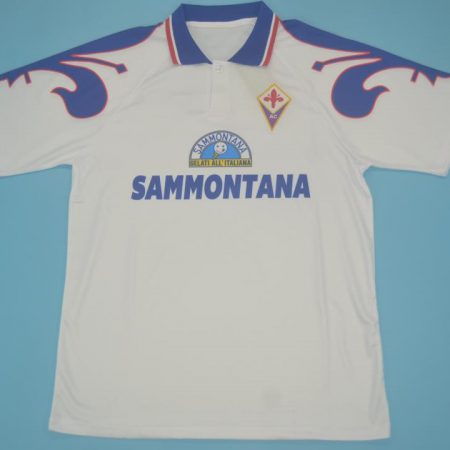 Shirt Front, Fiorentina 1995-1996 Away Short-Sleeve
