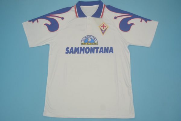 Shirt Front, Fiorentina 1995-1996 Away Short-Sleeve