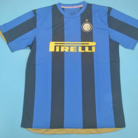 Shirt Front, Inter Milan 2008-2009 Home Short-Sleeve Kit