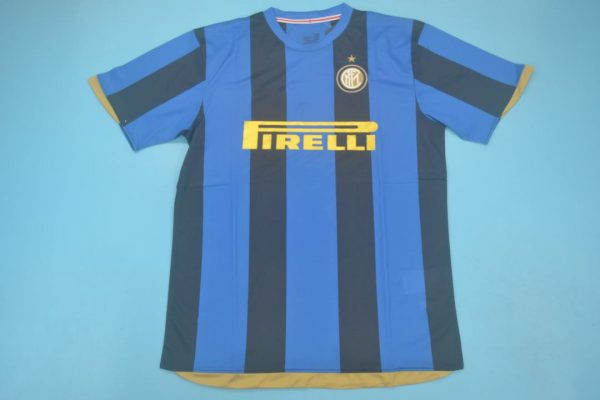Shirt Front, Inter Milan 2008-2009 Home Short-Sleeve Kit
