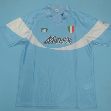 Shirt Front, Napoli 1990-1991 Home Short-Sleeve Kit