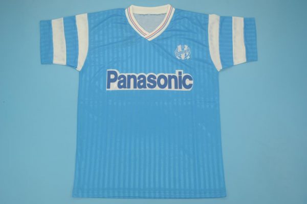 Shirt Front, Olympique Marseille 1990-1991 Away Short-Sleeve Jersey