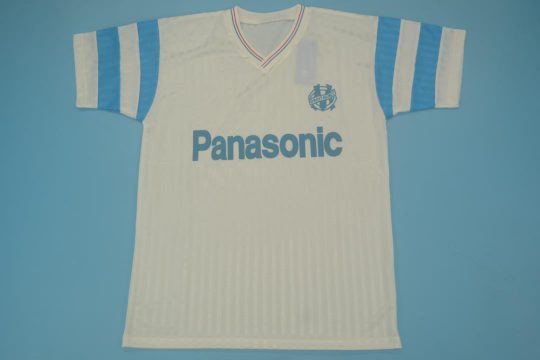 Shirt Front, Olympique Marseille 1990-1991 Home Short-Sleeve Jersey