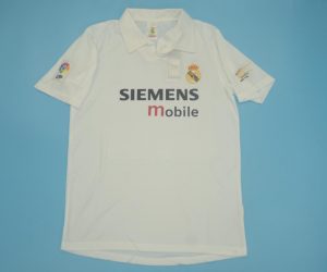 Shirt Front, Real Madrid 2002-2003 Home La Liga Centenary Short-Sleeve Kit
