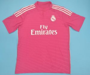 Shirt Front, Real Madrid 2014-2015 Away Pink Short-Sleeve Kit