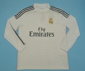 Shirt Front, Real Madrid 2014-2015 Home Long-Sleeve Kit