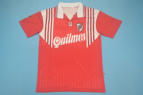 Shirt Front, River Plate 1995-1996 Away Short-Sleeve Kit