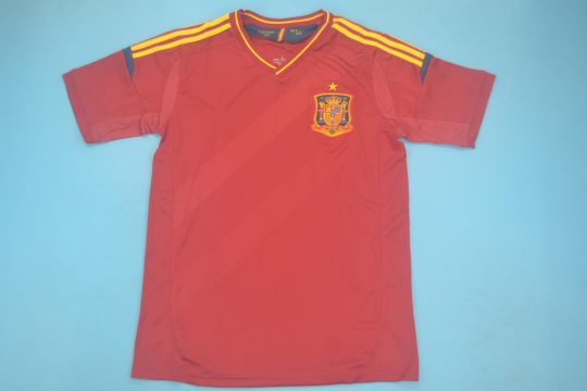 Shirt Front, Spain 2012 Home Short-Sleeve Kit