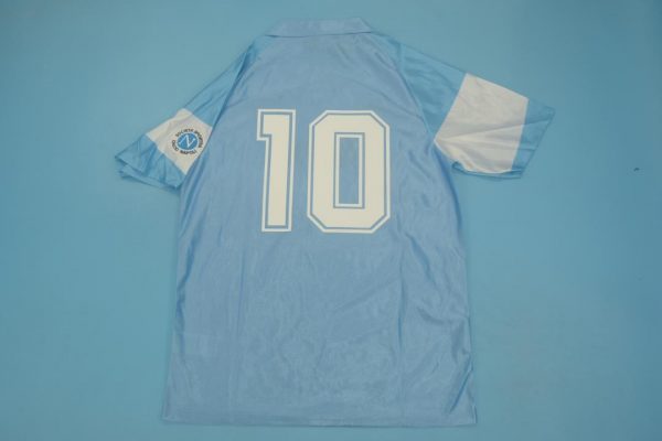 #10 Nameset, Napoli 1990-1991 Home Short-Sleeve Kit