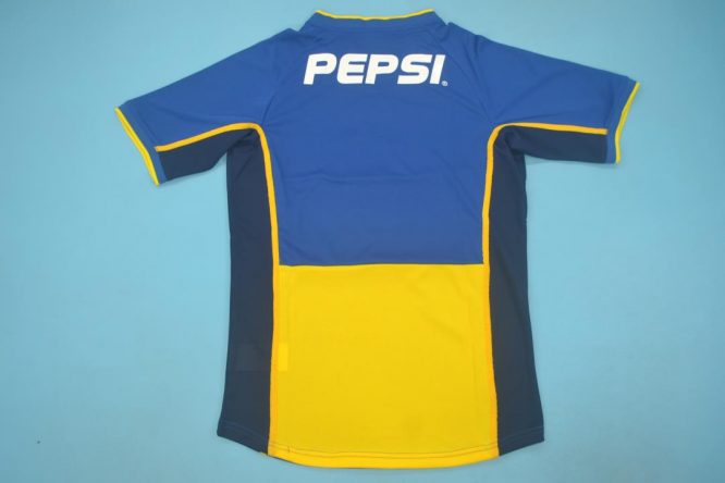 Shirt Back Blank, Boca Juniors 2002 Home Short-Sleeve
