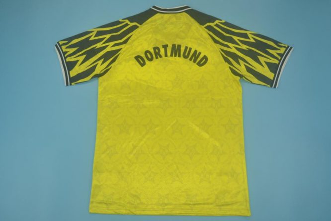 Shirt Back Blank, Borussia Dortmund 1994-1995 Home Short-Sleeve Kit