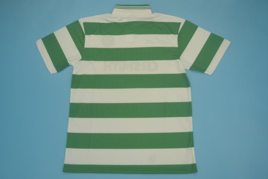Shirt Back Blank, Celtic Glasgow 1987-1989 Home Short-Sleeve Kit