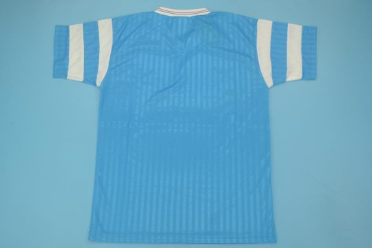 Shirt Back Blank, Olympique Marseille 1990-1991 Away Short-Sleeve Jersey