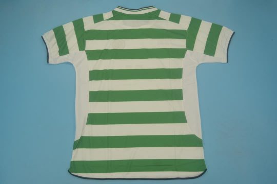 Shirt Back Blank, Celtic Glasgow 2001-2003 Home Short-Sleeve Kit