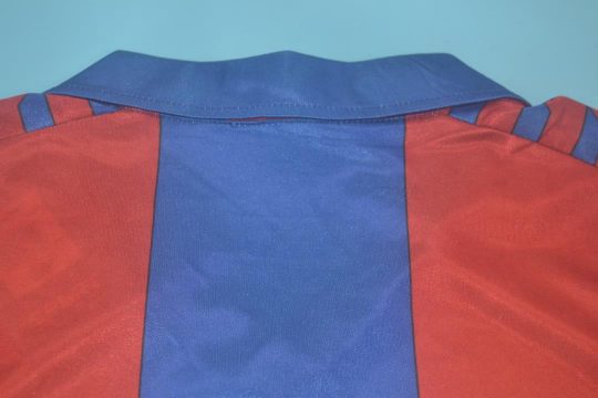 Shirt Collar Back, Barcelona 1980-1989 Home Short-Sleeve Kit