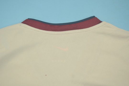 Shirt Collar Back, Barcelona 1999-2000 Away Grey Short-Sleeve