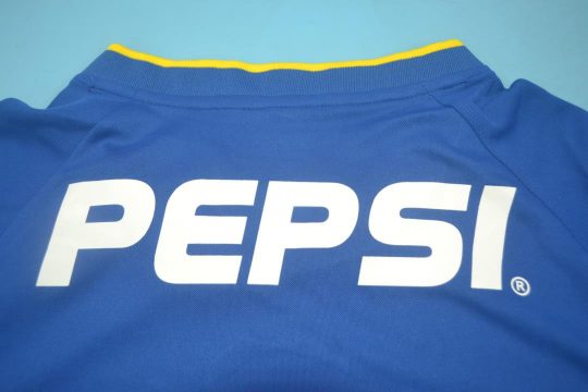 Shirt Collar Back, Boca Juniors 2002 Home Short-Sleeve