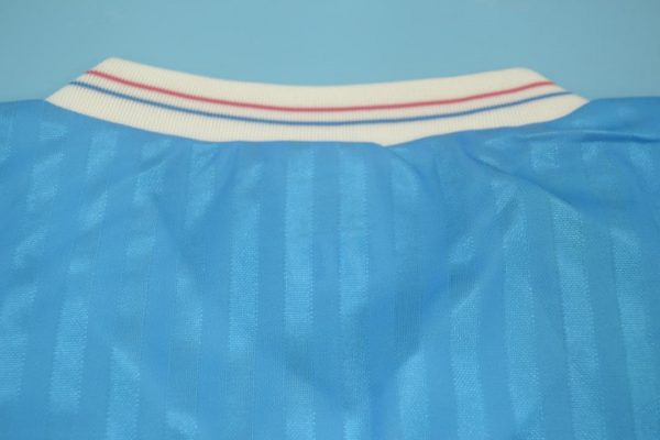 Shirt Collar Back, Olympique Marseille 1990-1991 Away Short-Sleeve Jersey