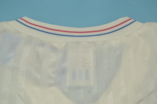 Shirt Collar Back, Olympique Marseille 1990-1991 Home Short-Sleeve Jersey