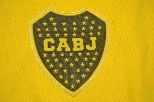 Shirt Boca Juniors Emblem, Boca Juniors 1998-1999 Home Short-Sleeve