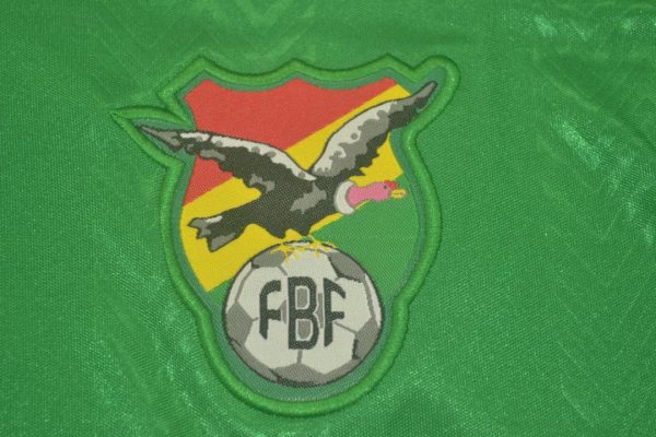 Shirt Bolivia Logo, Bolivia 1994 Home Short-Sleeve Kit