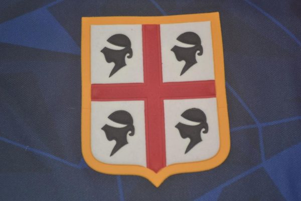 Shirt Cagliari Logo, Cagliari 1992-1993 Home Short-Sleeve Kit