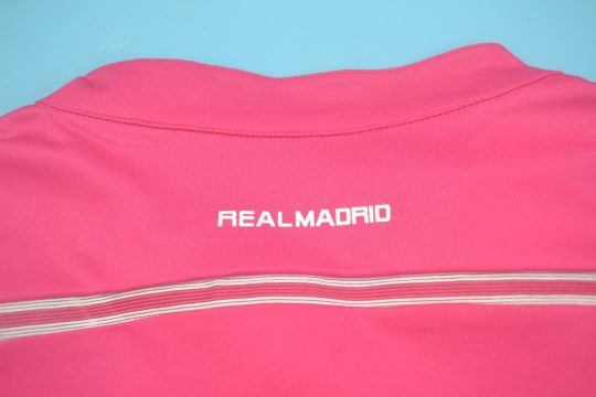 Shirt Collar Back, Real Madrid 2014-2015 Away Pink Long-Sleeve Kit