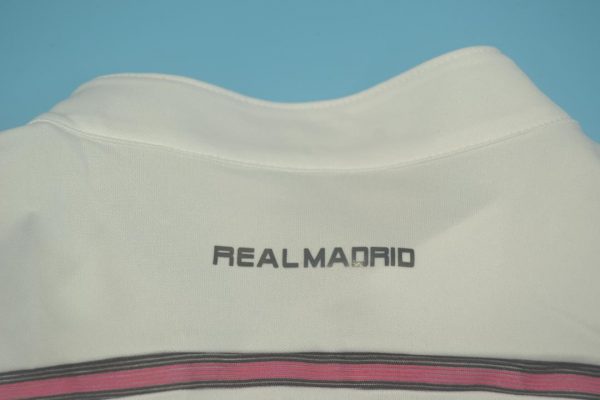Shirt Collar Back, Real Madrid 2014-2015 Home Long-Sleeve Kit