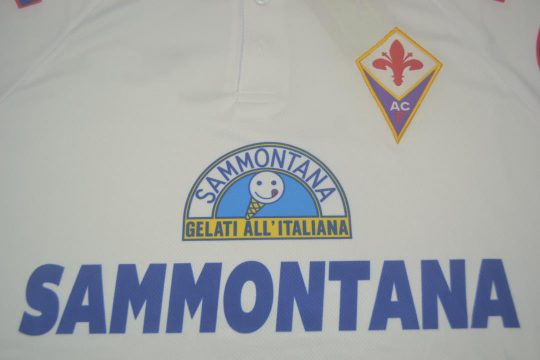 Shirt Front Closeup, Fiorentina 1995-1996 Away Short-Sleeve