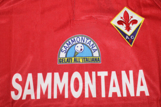 Shirt Front Closeup - Fiorentina 1995-1997 Third Short-Sleeve Jersey