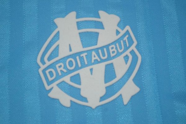 Shirt OM Logo, Olympique Marseille 1990-1991 Away Short-Sleeve Jersey