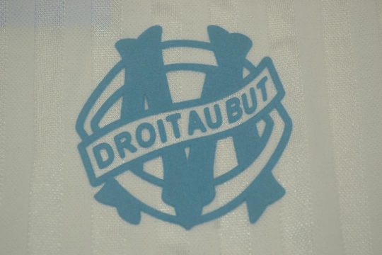 Shirt OM Logo, Olympique Marseille 1990-1991 Home Short-Sleeve Jersey