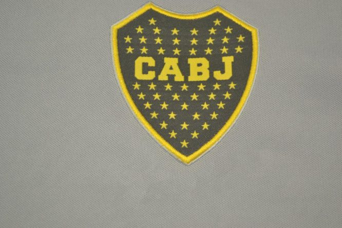 Shirt Boca Emblem, Boca Juniors 2002-2003 Away Short-Sleeve Jersey