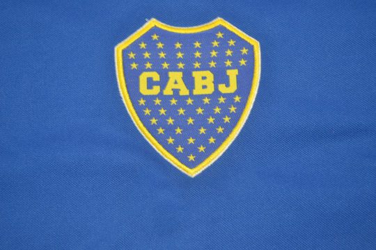 Shirt Boca Juniors Emblem, Boca Juniors 2002 Home Short-Sleeve