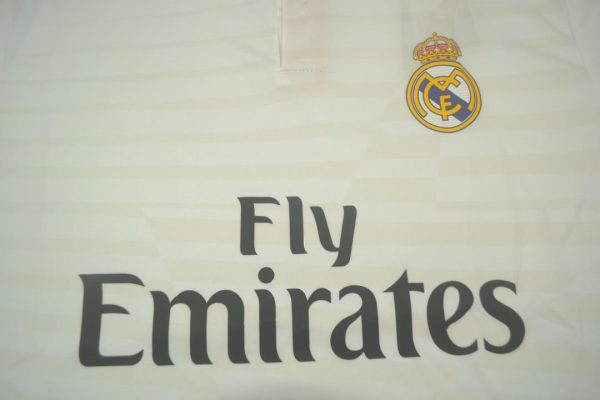 Shirt Front Closeup, Real Madrid 2014-2015 Home Long-Sleeve Kit